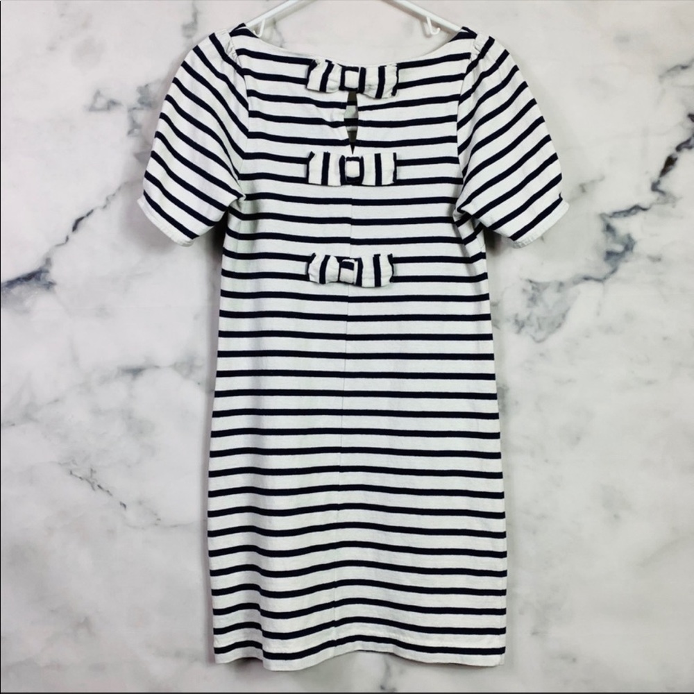 NEW Anthropologie Postmark Triple Bow Dress - Picture 3 of 8